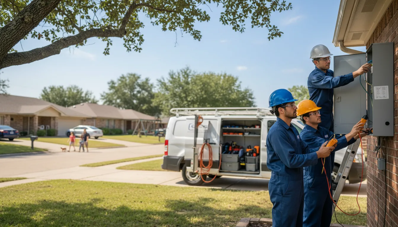 Certified electrician providing emergency electrical services in Buhler, KS